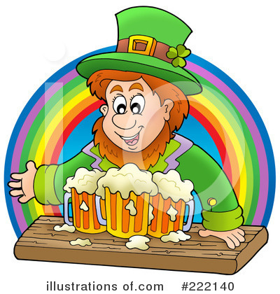 Royalty-Free (RF) Leprechaun Clipart Illustration by visekart - Stock Sample #222140