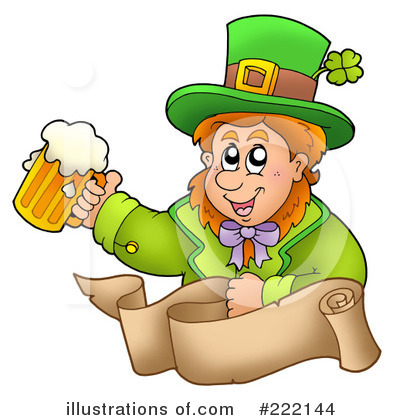 Royalty-Free (RF) Leprechaun Clipart Illustration by visekart - Stock Sample #222144
