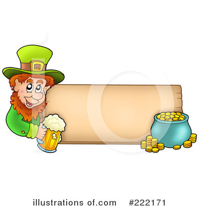 Royalty-Free (RF) Leprechaun Clipart Illustration by visekart - Stock Sample #222171
