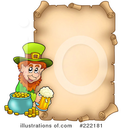 Royalty-Free (RF) Leprechaun Clipart Illustration by visekart - Stock Sample #222181