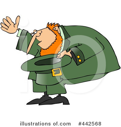 Royalty-Free (RF) Leprechaun Clipart Illustration by djart - Stock Sample #442568