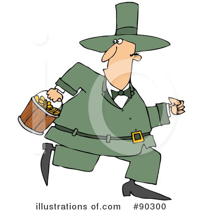 Royalty-Free (RF) Leprechaun Clipart Illustration by djart - Stock Sample #90300