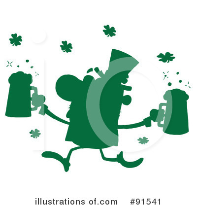 Royalty-Free (RF) Leprechaun Clipart Illustration by Hit Toon - Stock Sample #91541
