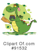 Leprechaun Dragon Clipart #91532 by Hit Toon