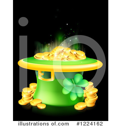 Royalty-Free (RF) Leprechaun Hat Clipart Illustration by AtStockIllustration - Stock Sample #1224162