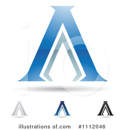 Royalty-Free (RF) Letter A Clipart Illustration by cidepix - Stock Sample #1112046