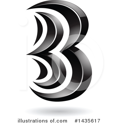 Royalty-Free (RF) Letter B Clipart Illustration by cidepix - Stock Sample #1435617