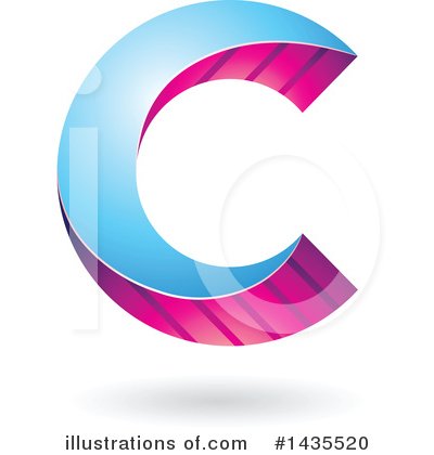 Royalty-Free (RF) Letter C Clipart Illustration by cidepix - Stock Sample #1435520