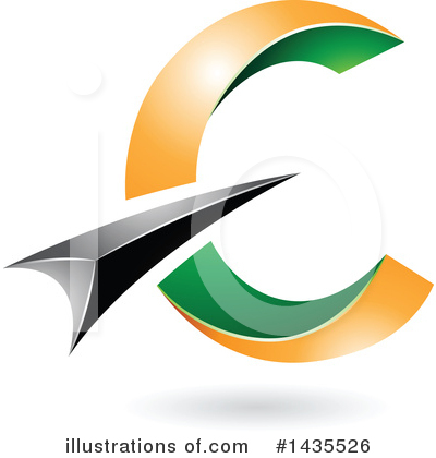 Royalty-Free (RF) Letter C Clipart Illustration by cidepix - Stock Sample #1435526