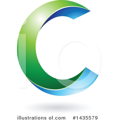 Royalty-Free (RF) Letter C Clipart Illustration by cidepix - Stock Sample #1435579