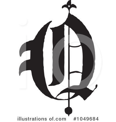 Royalty-Free (RF) Letter Clipart Illustration by BestVector - Stock Sample #1049684