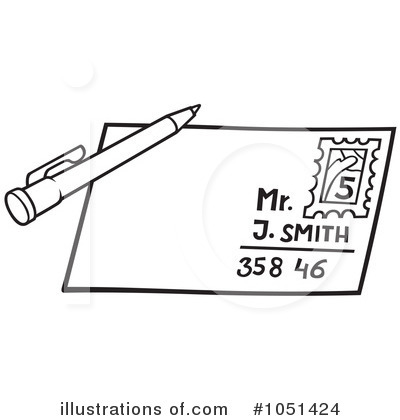 Royalty-Free (RF) Letter Clipart Illustration by dero - Stock Sample #1051424