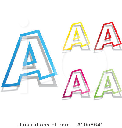 Royalty-Free (RF) Letter Clipart Illustration by Andrei Marincas - Stock Sample #1058641