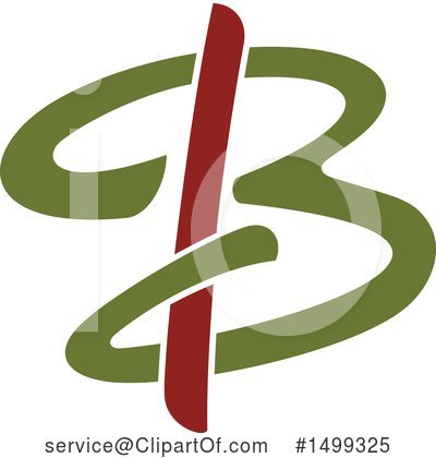 Letter B Clipart #1499325 by Vector Tradition SM
