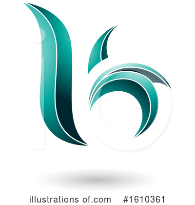 Royalty-Free (RF) Letter Clipart Illustration by cidepix - Stock Sample #1610361