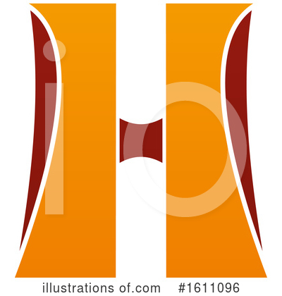Letter H Clipart #1611096 by Vector Tradition SM