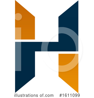 Letter H Clipart #1611099 by Vector Tradition SM
