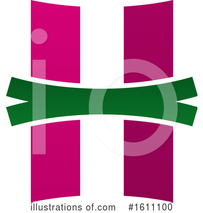 Letter H Clipart #1611100 by Vector Tradition SM