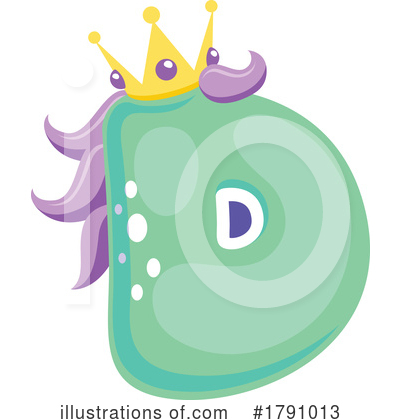 Letter D Clipart #1791013 by Vector Tradition SM