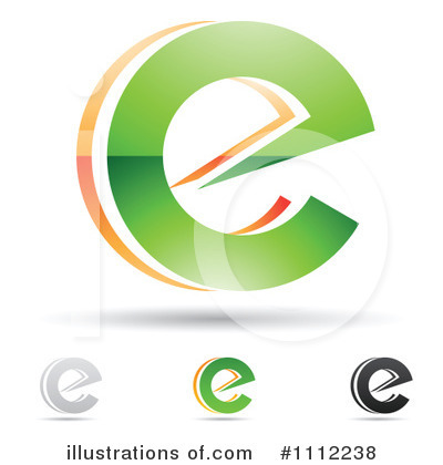 Royalty-Free (RF) Letter E Clipart Illustration by cidepix - Stock Sample #1112238