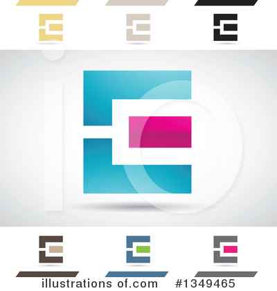 Royalty-Free (RF) Letter E Clipart Illustration by cidepix - Stock Sample #1349465