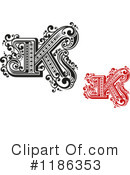 Letter K Clipart #1186353 by Vector Tradition SM