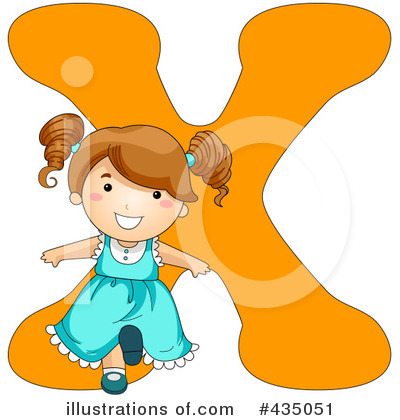 Royalty-Free (RF) Letter Kids Clipart Illustration by BNP Design Studio - Stock Sample #435051