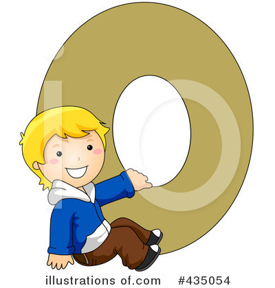 Royalty-Free (RF) Letter Kids Clipart Illustration by BNP Design Studio - Stock Sample #435054