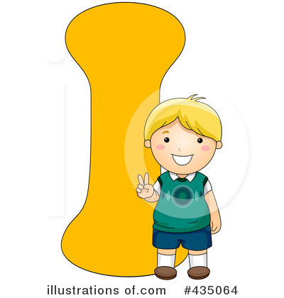 Royalty-Free (RF) Letter Kids Clipart Illustration by BNP Design Studio - Stock Sample #435064