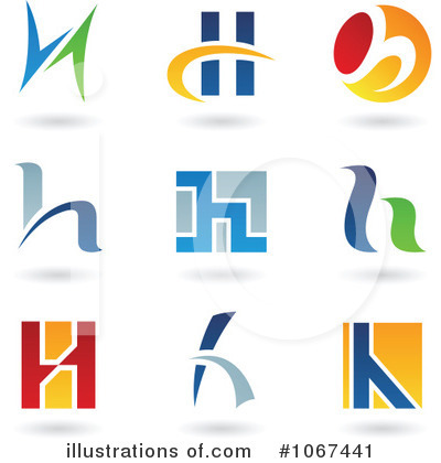 Royalty-Free (RF) Letter Logo Clipart Illustration by cidepix - Stock Sample #1067441
