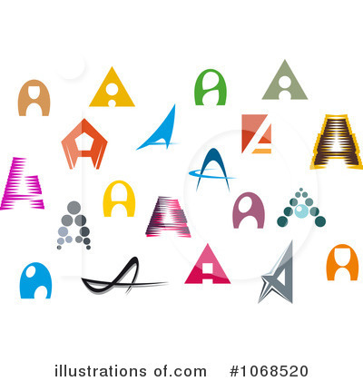 Royalty-Free (RF) Letter Logo Clipart Illustration by Vector Tradition SM - Stock Sample #1068520