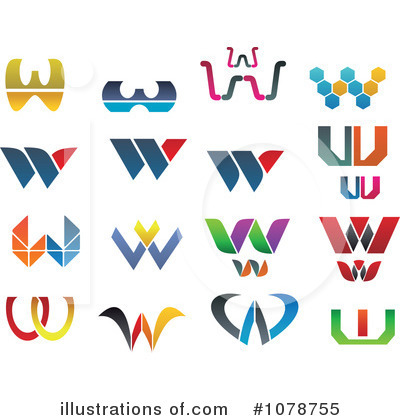 Royalty-Free (RF) Letter Logos Clipart Illustration by Vector Tradition SM - Stock Sample #1078755