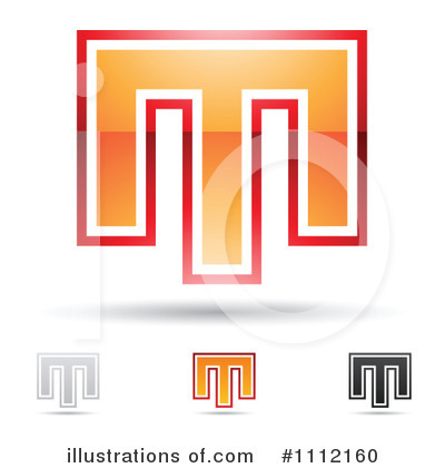 Royalty-Free (RF) Letter M Clipart Illustration by cidepix - Stock Sample #1112160