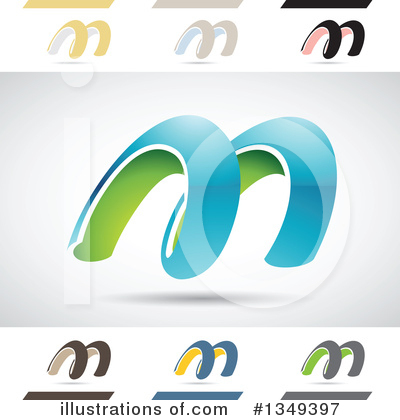 Royalty-Free (RF) Letter M Clipart Illustration by cidepix - Stock Sample #1349397