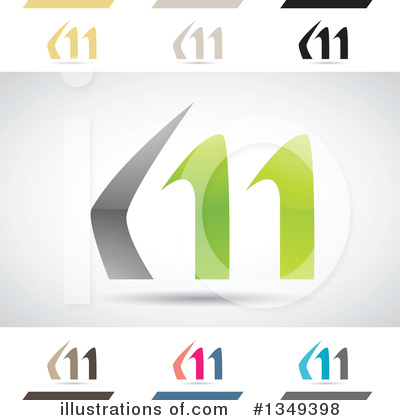 Royalty-Free (RF) Letter M Clipart Illustration by cidepix - Stock Sample #1349398