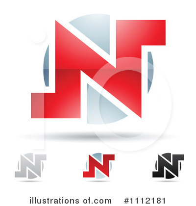 Royalty-Free (RF) Letter N Clipart Illustration by cidepix - Stock Sample #1112181