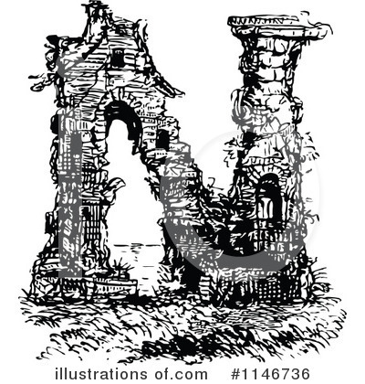 Ruins Clipart #1146736 by Prawny Vintage