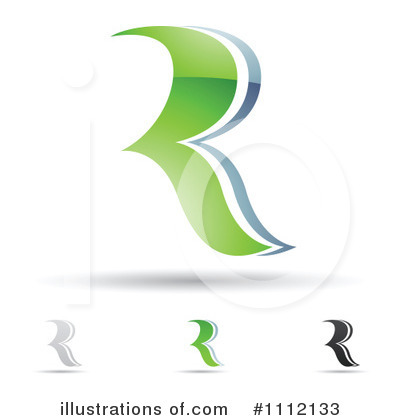 Royalty-Free (RF) Letter R Clipart Illustration by cidepix - Stock Sample #1112133