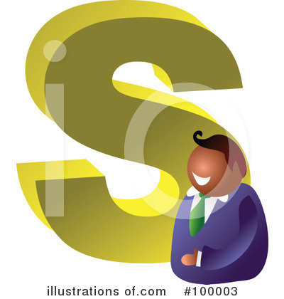 Royalty-Free (RF) Letter S Clipart Illustration by Prawny - Stock Sample #100003