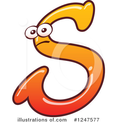 Royalty-Free (RF) Letter S Clipart Illustration by Zooco - Stock Sample #1247577