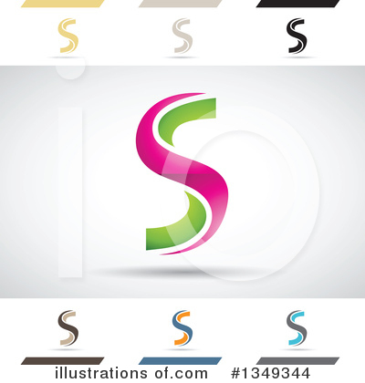 Royalty-Free (RF) Letter S Clipart Illustration by cidepix - Stock Sample #1349344