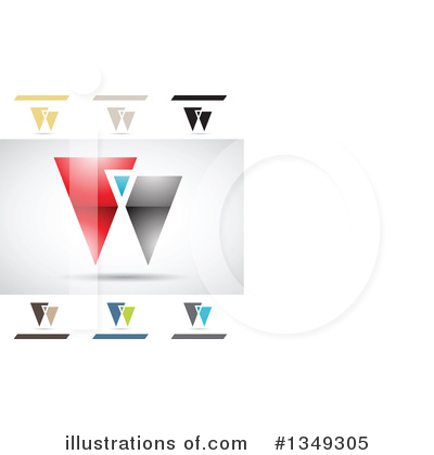 Royalty-Free (RF) Letter W Clipart Illustration by cidepix - Stock Sample #1349305