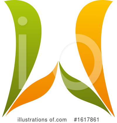 Letter W Clipart #1617861 by Vector Tradition SM