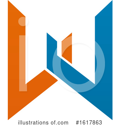Letter W Clipart #1617863 by Vector Tradition SM