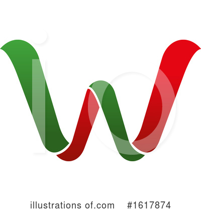 Letter W Clipart #1617874 by Vector Tradition SM