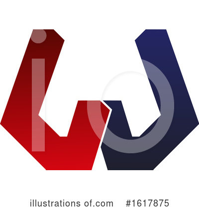 Letter W Clipart #1617875 by Vector Tradition SM