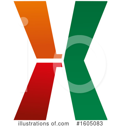 Royalty-Free (RF) Letter X Clipart Illustration by Vector Tradition SM - Stock Sample #1605083
