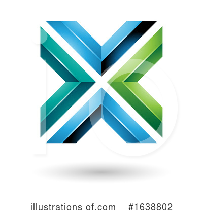 Royalty-Free (RF) Letter X Clipart Illustration by cidepix - Stock Sample #1638802