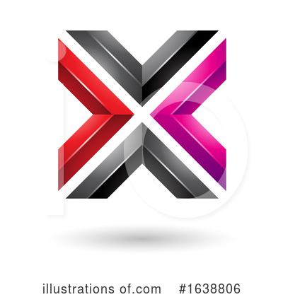 Royalty-Free (RF) Letter X Clipart Illustration by cidepix - Stock Sample #1638806