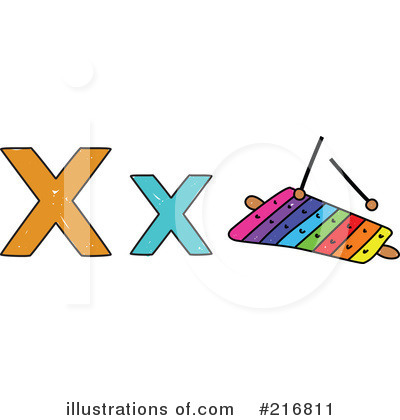 Royalty-Free (RF) Letter X Clipart Illustration by Prawny - Stock Sample #216811